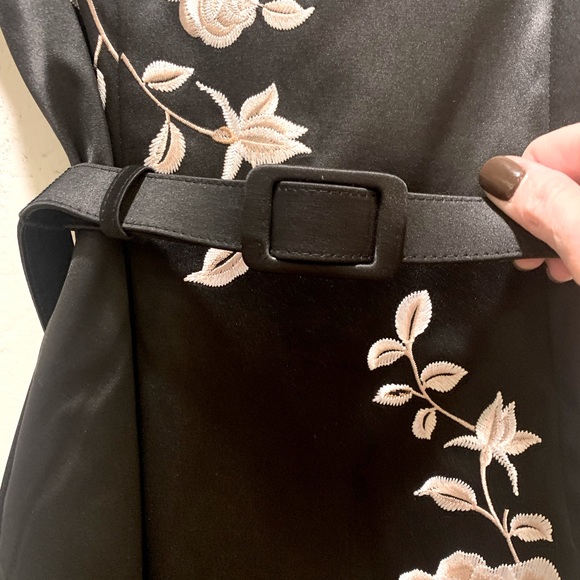 White House black Market Cap sleeve satin dress. - Picture 5 of 5